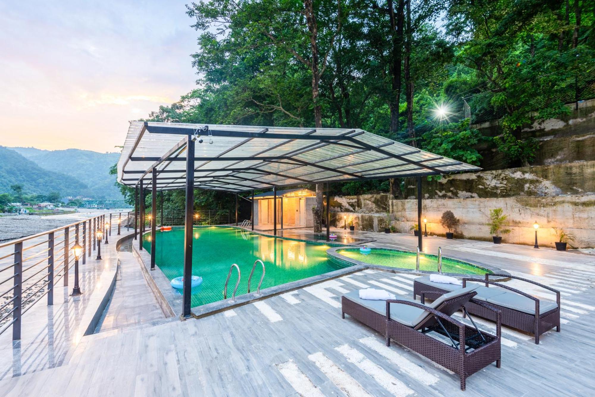 Dls Divine River Resort And Spa, Rishīkesh Exterior foto