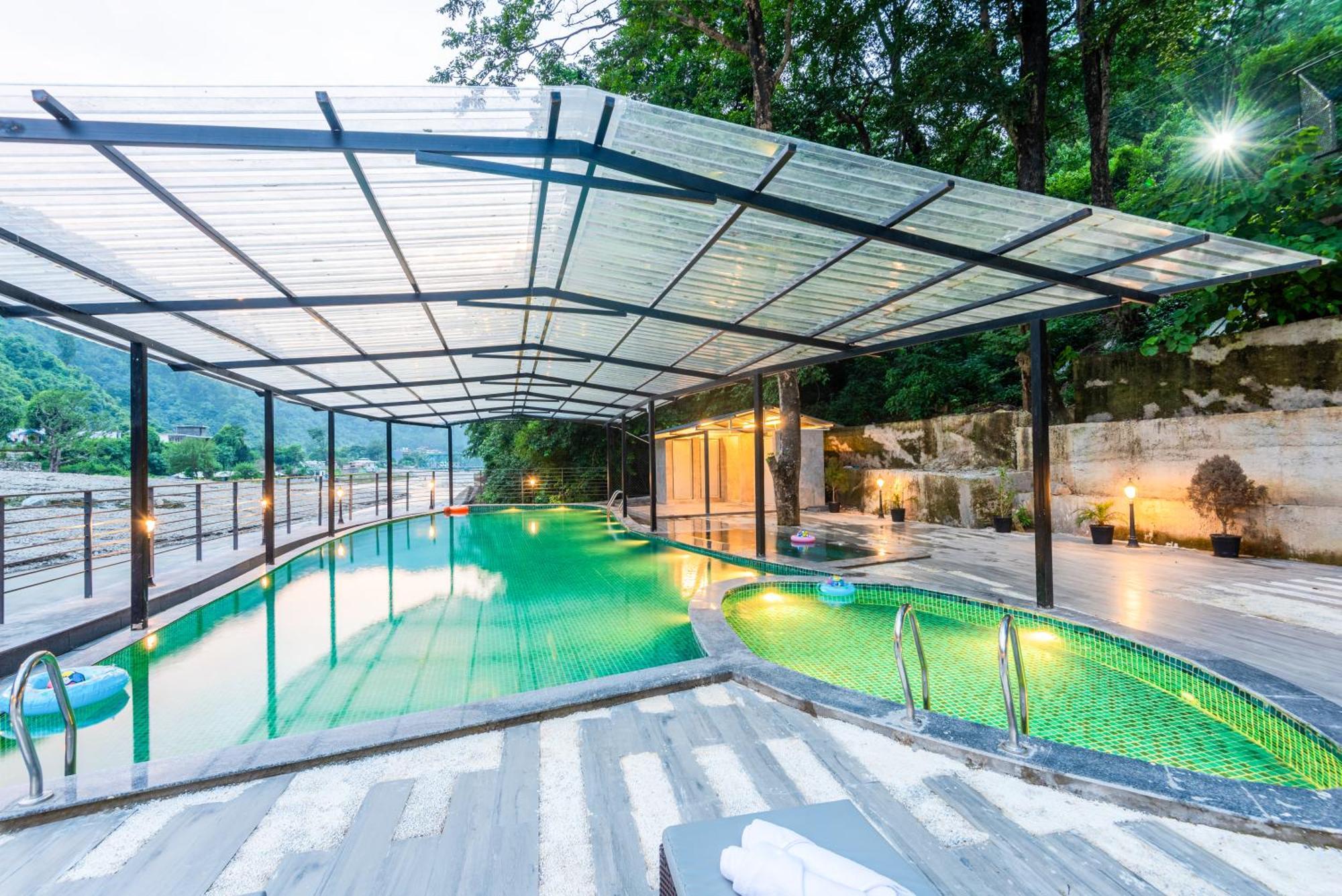 Dls Divine River Resort And Spa, Rishīkesh Exterior foto