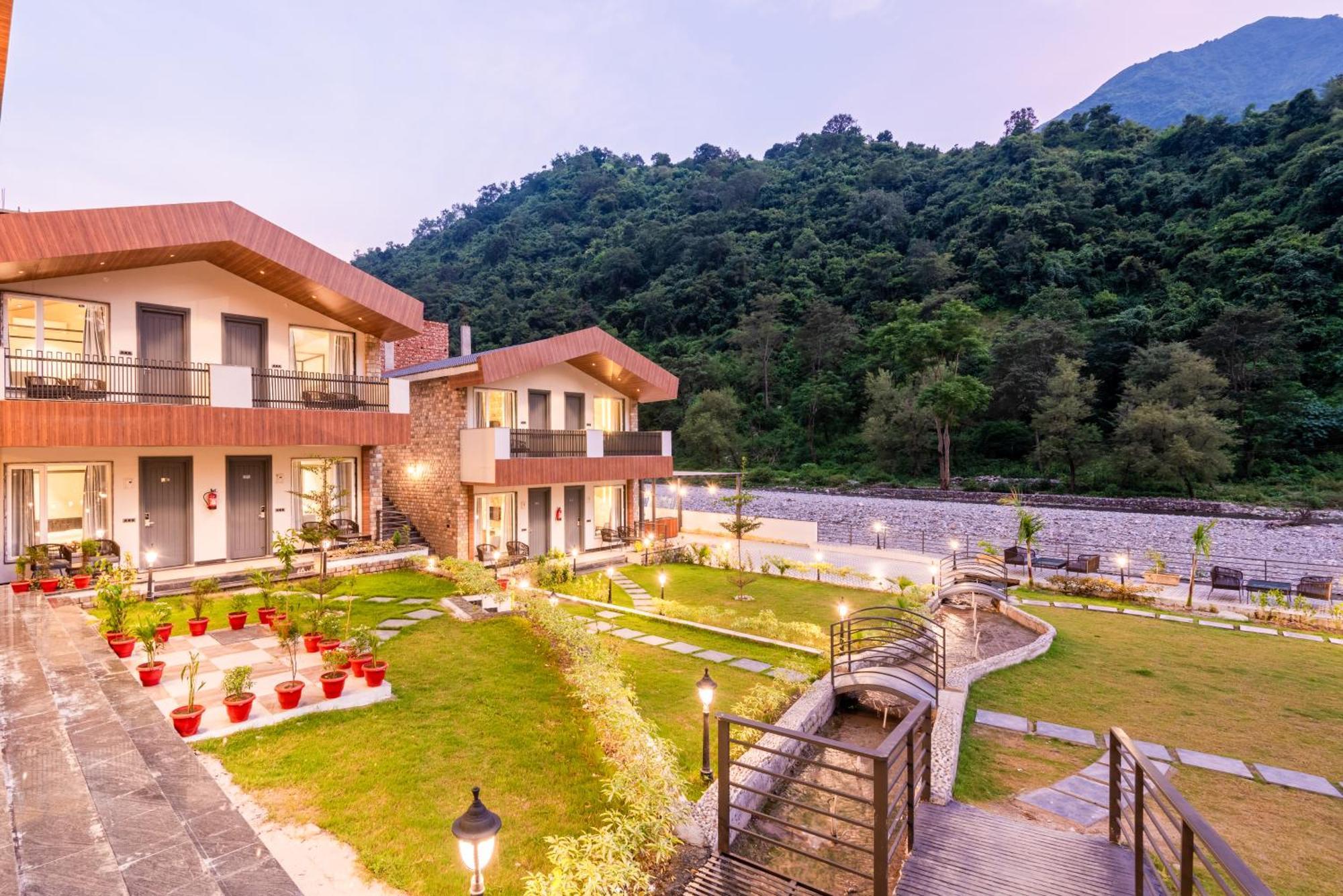 Dls Divine River Resort And Spa, Rishīkesh Exterior foto